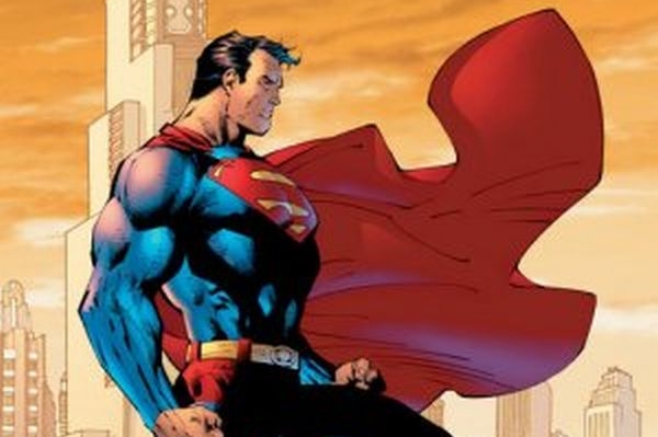 Komiksový superhrdina Superman.