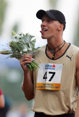 Překážkář Petr Svoboda.