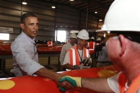 Barack Obama je počtvrté na návštěvě postižených oblastí.