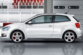 Boční silueta nového VW Polo GTI.