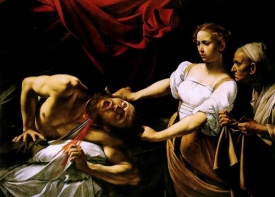 Judita a Holofernes, Caravaggiův obraz dokončený roku 1599.