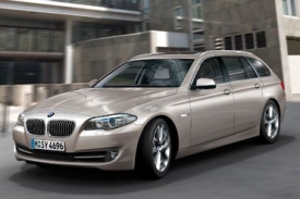 Sportovní, ale zároveň přívětivá tvář BMW 5 Touring.