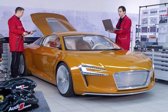 V roce 2012 vyjede na silnice elektromobil Audi. 