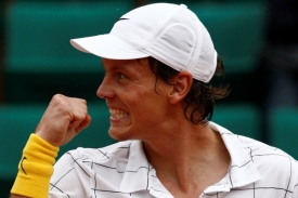 Tomáš Berdych je na kurtu najednou mnohem sebevědomější.