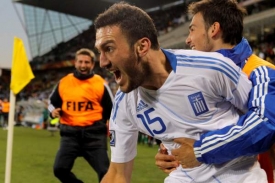 Střelec rozhodující branky Vassilis Torosidis.