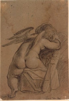 Spící amor.