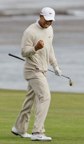 Tiger Woods se na US Open oproti posledním výkonům hodně zlepšil.