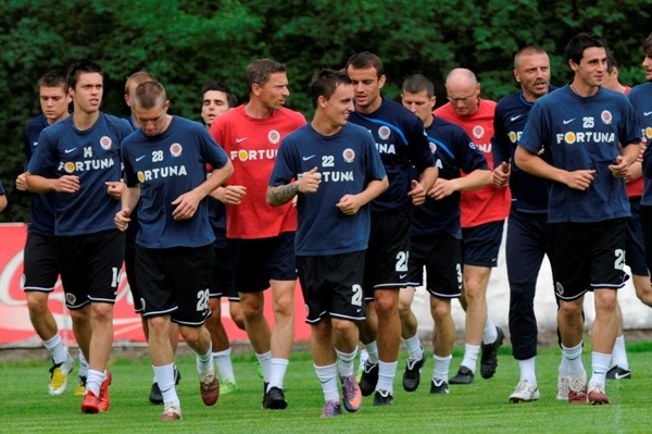 Fotbalisté Sparty.