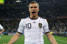 Útočník Německa Lukas Podolski.