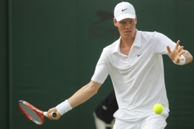 Tomáš Berdych zatím hraje na Wimbledonu ve velké formě.