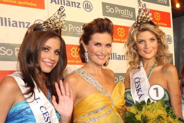 Michalea Maláčová po vyhlášení ročníku Česká Miss 2009.
