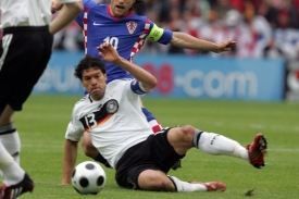 Michael Ballack v dresu německé reprezentace.