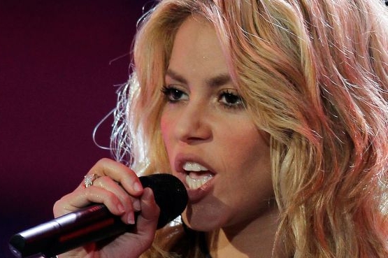 Zpěvačka Shakira.