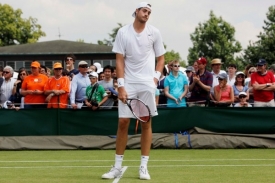 John Isner ve Wimbledonu.