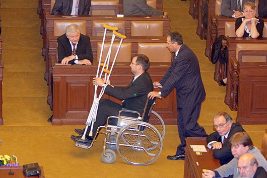 Na Bělehrad Horáček, na Bělehrad! Liberec ve sněmovně, poprvé.