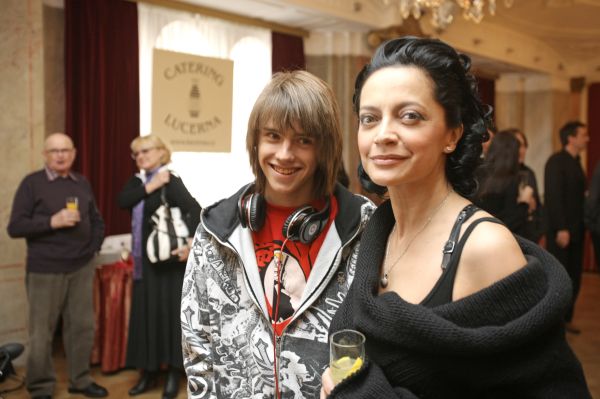 Lucie Bílá a syn Filip.