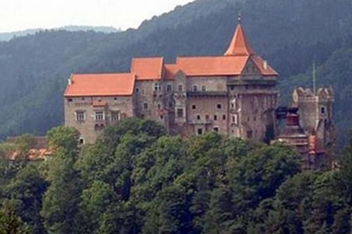 Hrad Pernštejn.