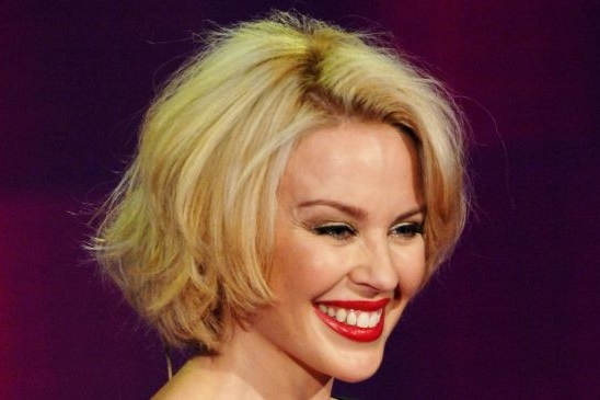 Zpěvačka Kylie Minogue.