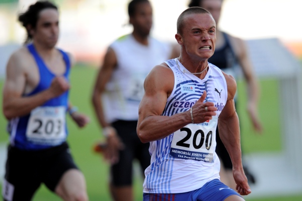 Sprinter Jan Veleba.