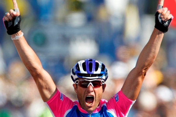 Italský spurtér Alessandro Petacchi.