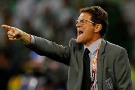 Trenér Anglie Fabio Capello.