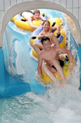 Aquapark ve Špindlerově Mlýně. 