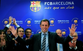 Nový prezident Barcelony Sandro Rosell.