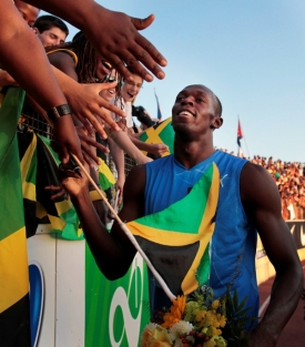Sprinter Usain Bolt.
