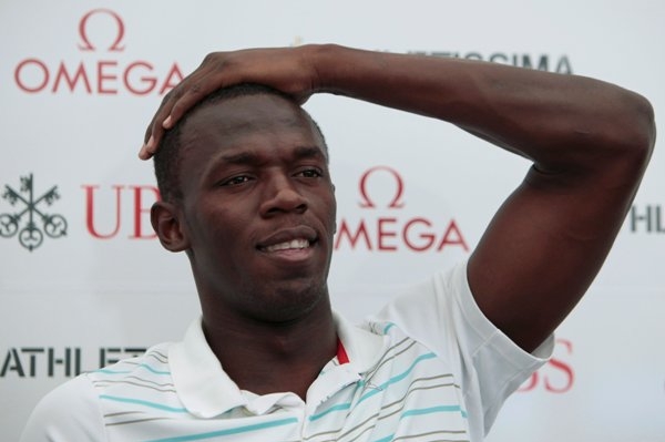 Sprinter Usain Bolt.