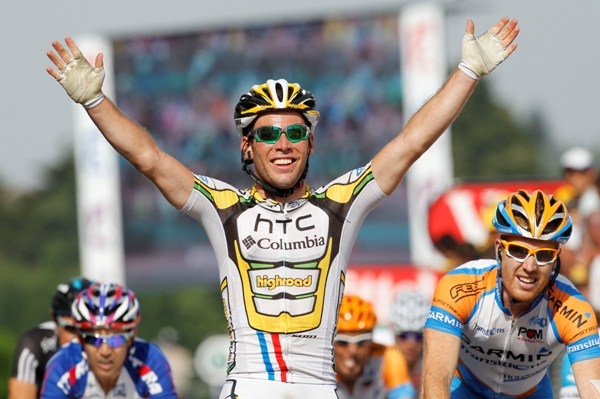 Vítěz šesté etapy Mark Cavendish.
