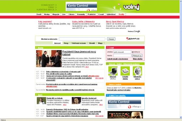 Portál Volny.cz přejde pod křídla vydavatelství Economia.
