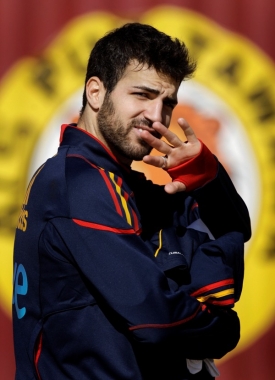 Španělský záložník Cesc Fábregas.