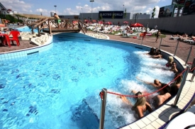 Aquapark v Čestlicích.