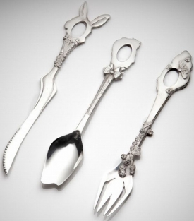 Wonderland Cutlery - příbory z kraje divů.