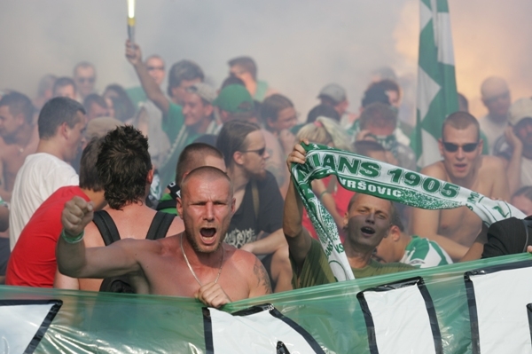 Fanoušci Bohemians 1905 proti stěhování protestovali opravdu rázně.