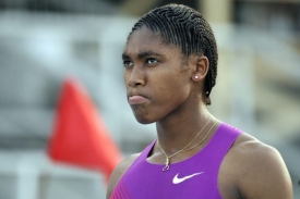 Jihoafrická půlkařka Caster Semenyaová. Jihoafrická půlkařka Caster Semenyaová.