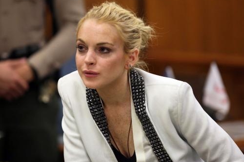 Herečka Lindsay Lohanová.