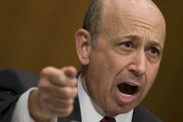 Šéf mocné investiční banky Goldman Sachs Lloyd Blankfein.