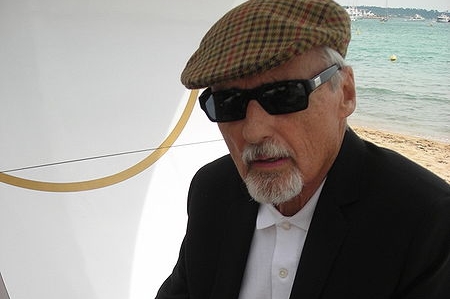 Herec Dennis Hopper v roce 2008.