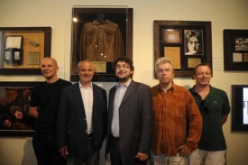 Expozici zahájili O.Soukup, M.Horáček, M.Lukeš, J.Svěcený a M.Dvořák.