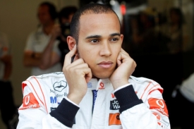 Průběžný lídr šampionátu F1 Lewis Hamilton z McLarenu.