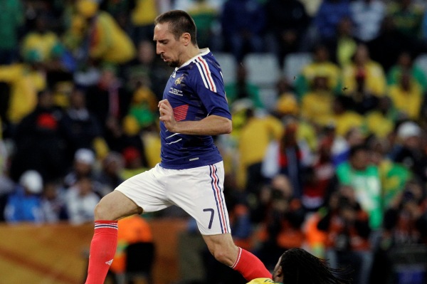 Franck Ribéry v dresu Francie.