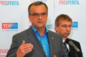 Miroslav Kalousek a Jaromír Drábek.