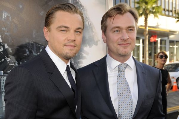 Herec Leonardo DiCaprio a režisér Christopher Nolan (vpravo).