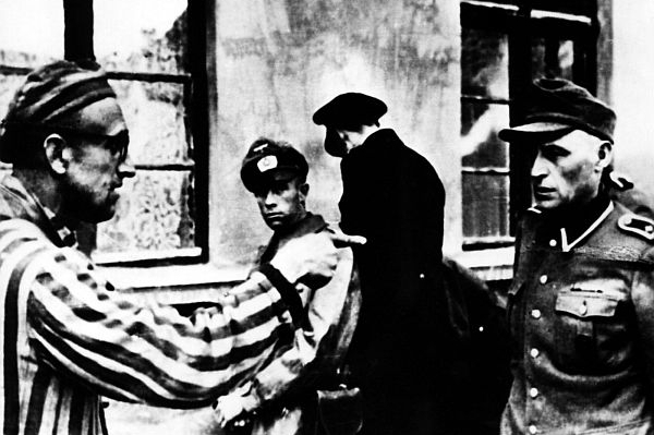 Koncentrační tábor Buchenwald po osvobození v dubnu 1945.