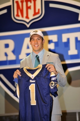 Sama Bradforda si St. Louis Rams vybrali letos jako jedničku draftu.