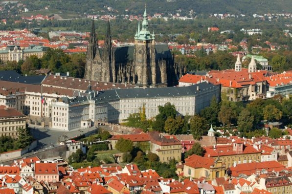 Katedrála sv. Víta na Pražském hradě.
