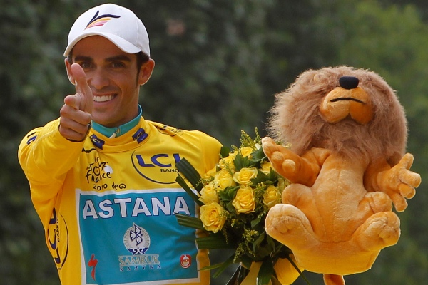 Španělský cyklista Alberto Contador.