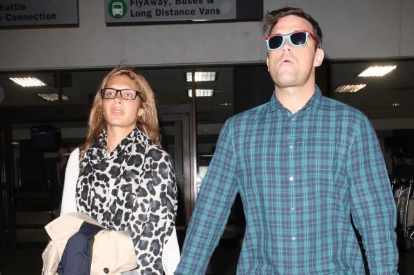 Robbie Williams s herečkou Aydou Fieldovou.