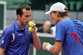 Radek Štěpánek a Tomáš Berdych.